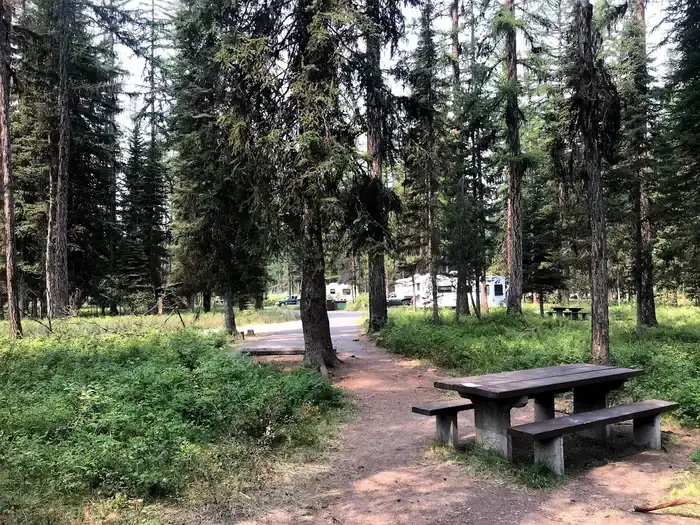 Camper-submitted photo at River Point Lolo Campground (Mt) — Lolo National Forest near Seeley Lake, MT
