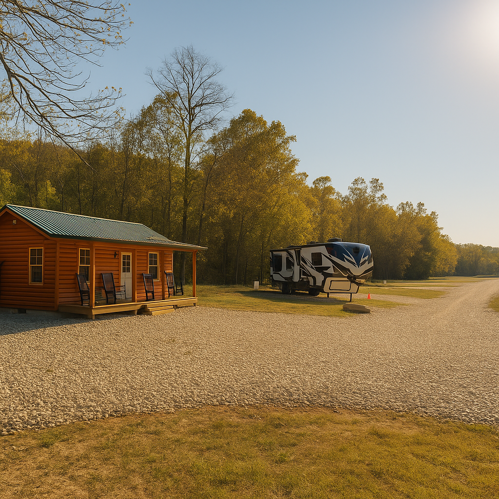 Camper submitted image from Sinking Creek Ranch RV Campground & Luxury Glamping - 1