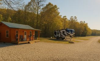 Josh G.'s photo of glamping accommodations at Sinking Creek Ranch near Leasburg, MO