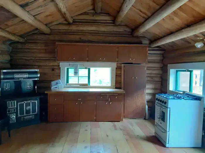 Camper-submitted photo at Nevada Creek Cabin — Helena Lewis And Clark National Forest near Canyon Creek, MT