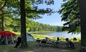 Camping near River Rock Campground: Enchanted Pebawma Lake Campground, Hart, Michigan