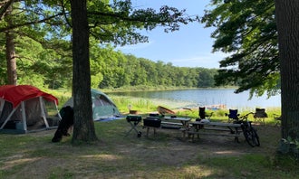 Camping near Condon Lake: Enchanted Pebawma Lake Campground, Hart, Michigan