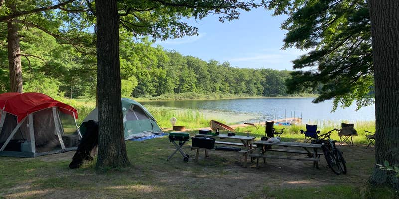 Camper submitted image from Enchanted Pebawma Lake Campground