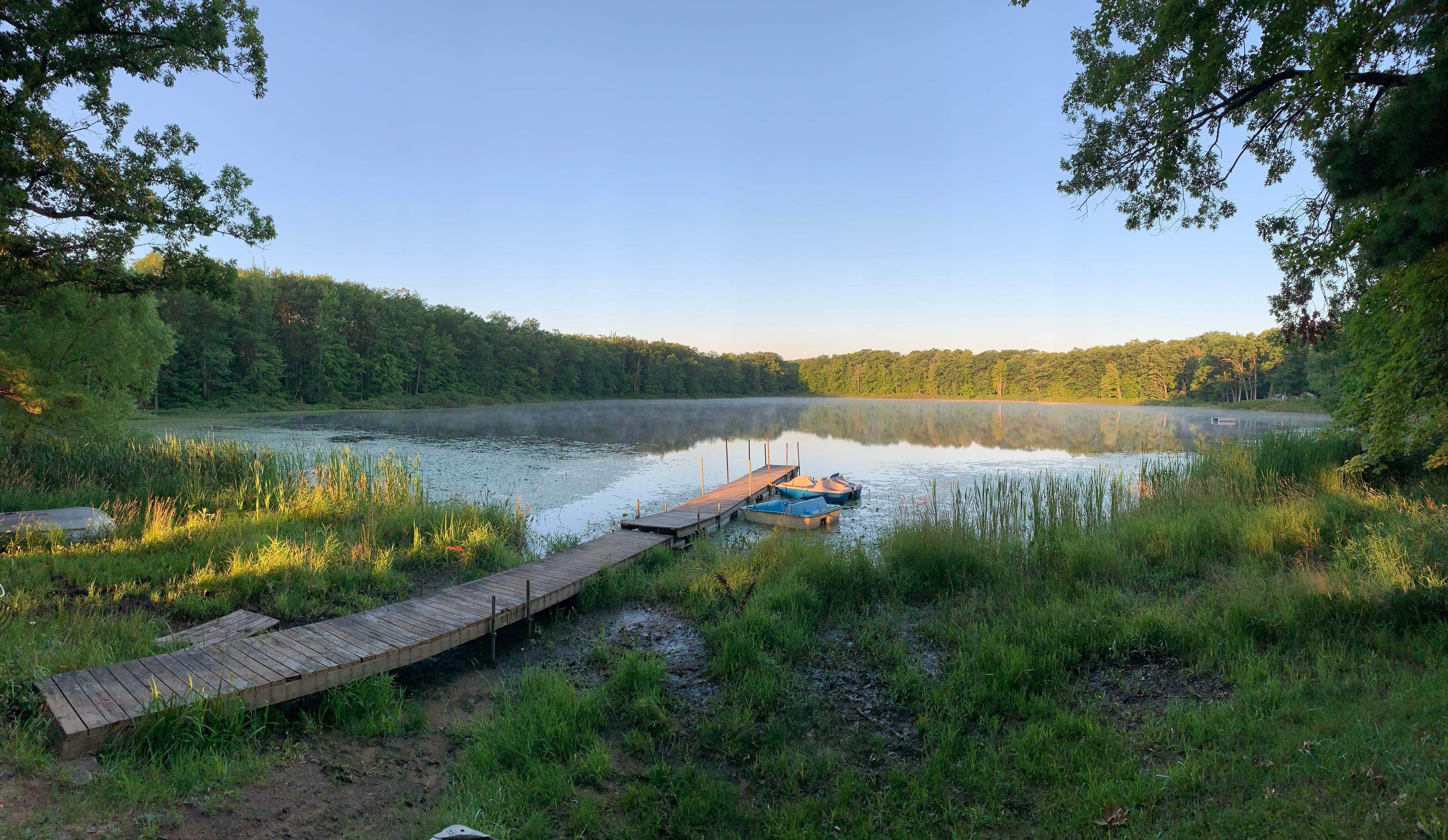 Camper-submitted photo at Enchanted Pebawma Lake Campground near Pentwater, MI