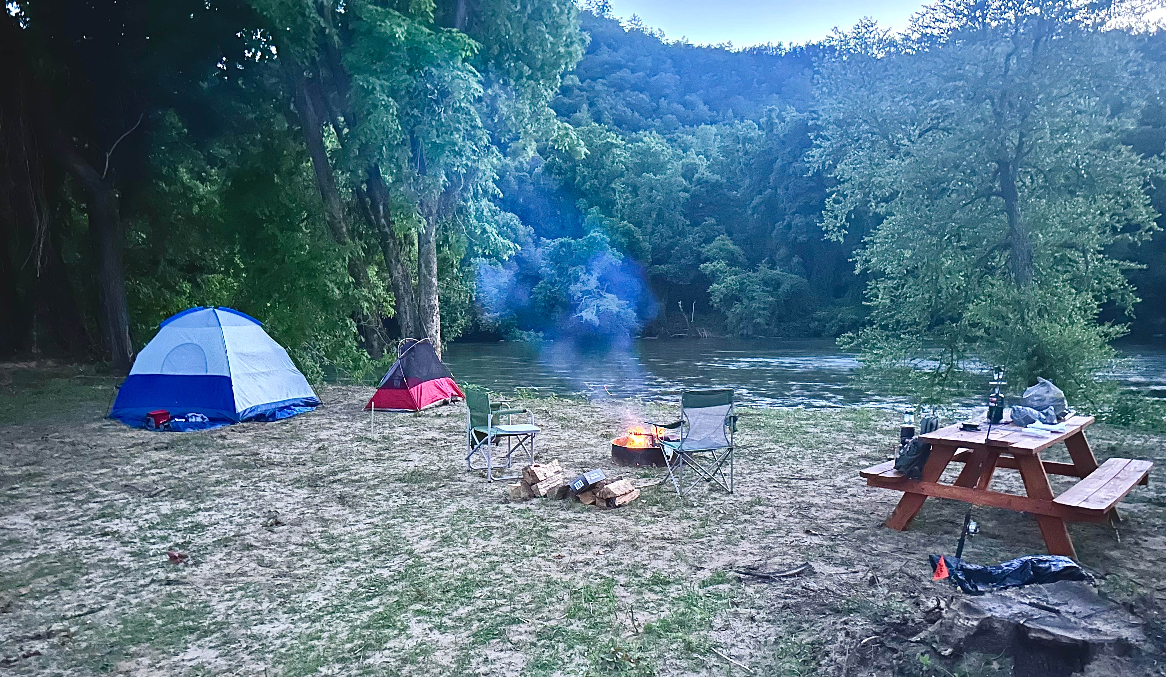 Scot Z.'s photo of tent camping at The Drift near Rutledge, TN