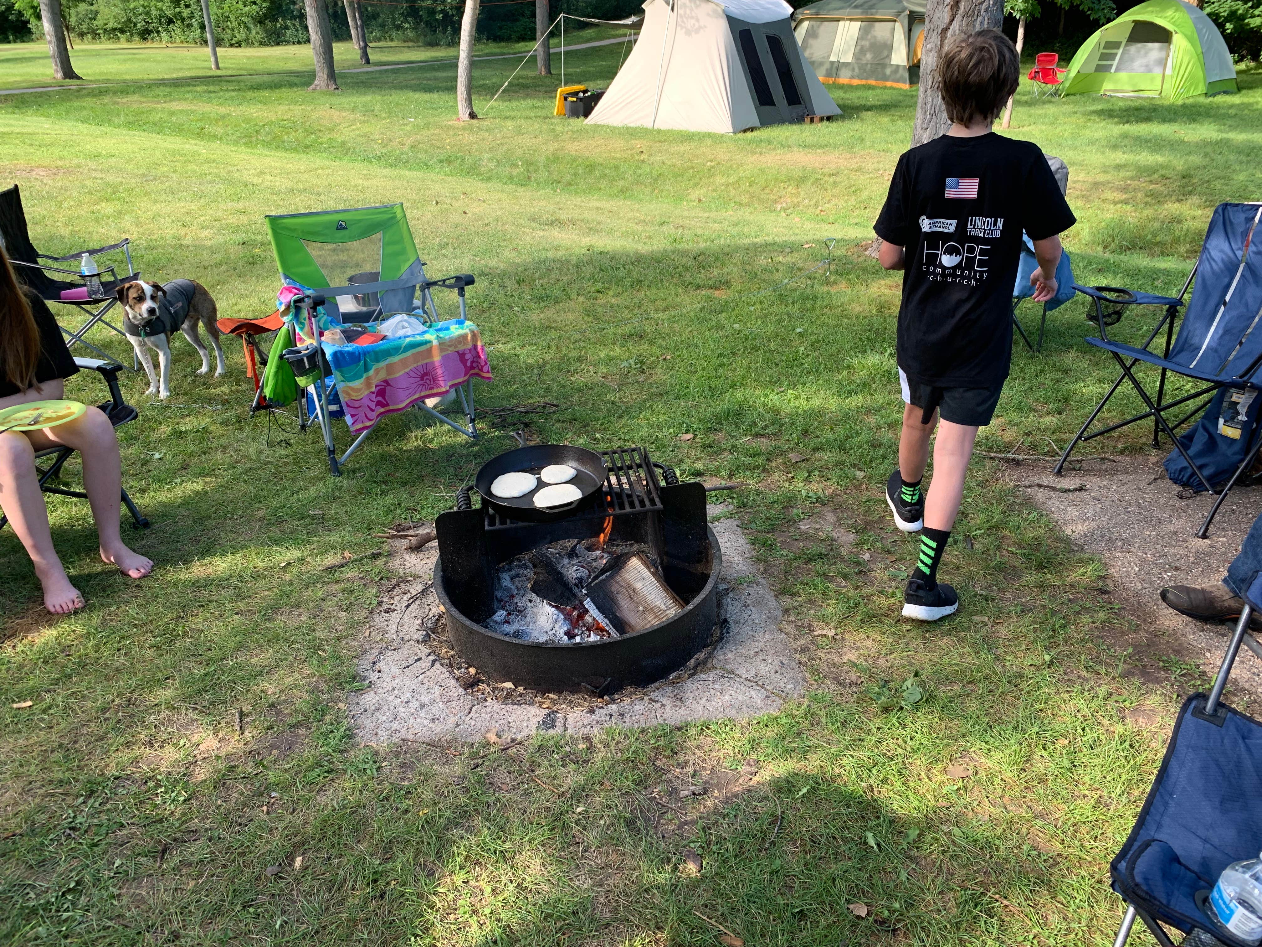 Joe R.'s photo of camping with pets at Chadron State Park Campground near Crawford, NE
