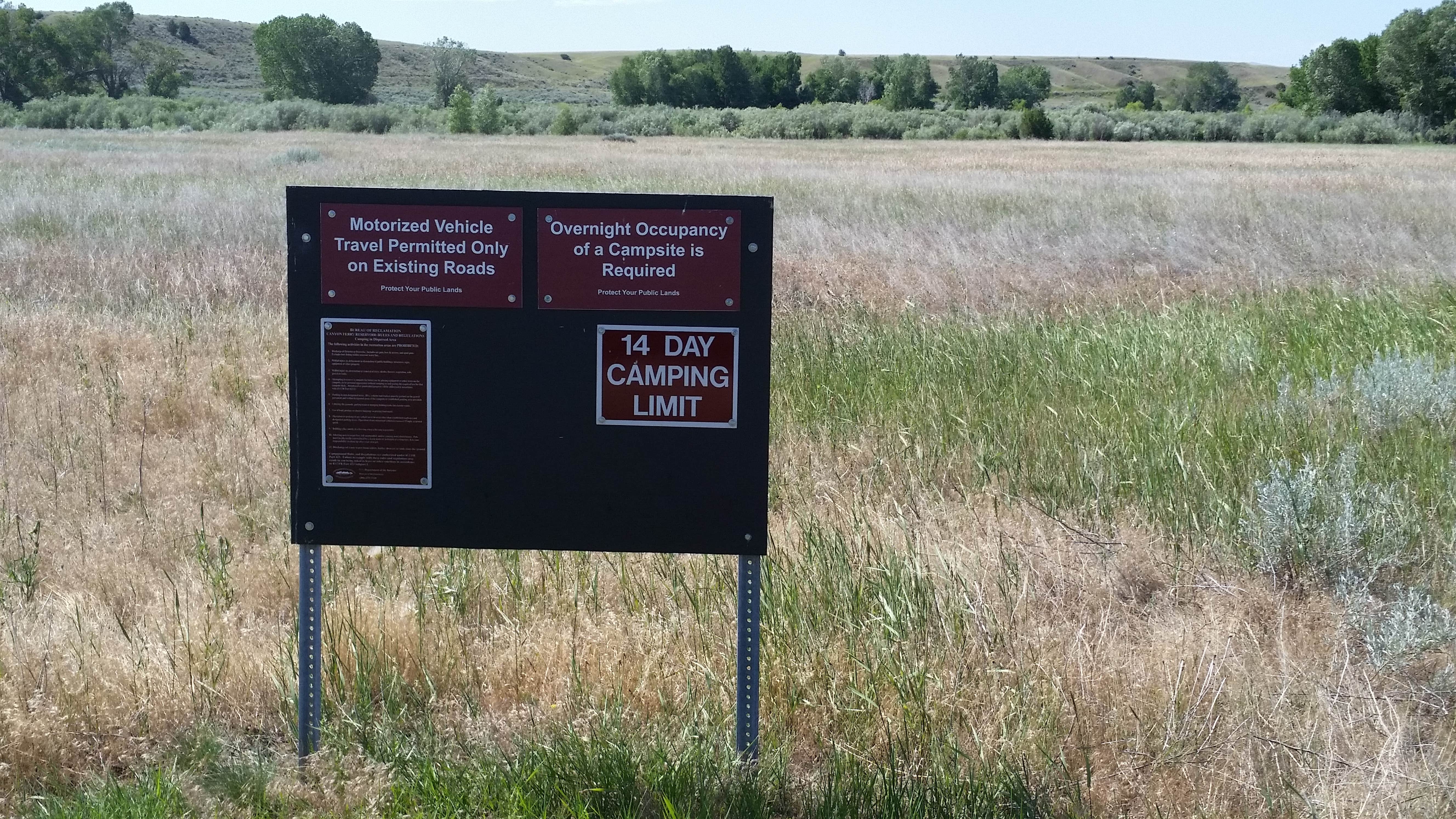 Camper-submitted photo at Confederate Disperse Camping Area near Canyon Ferry Lake