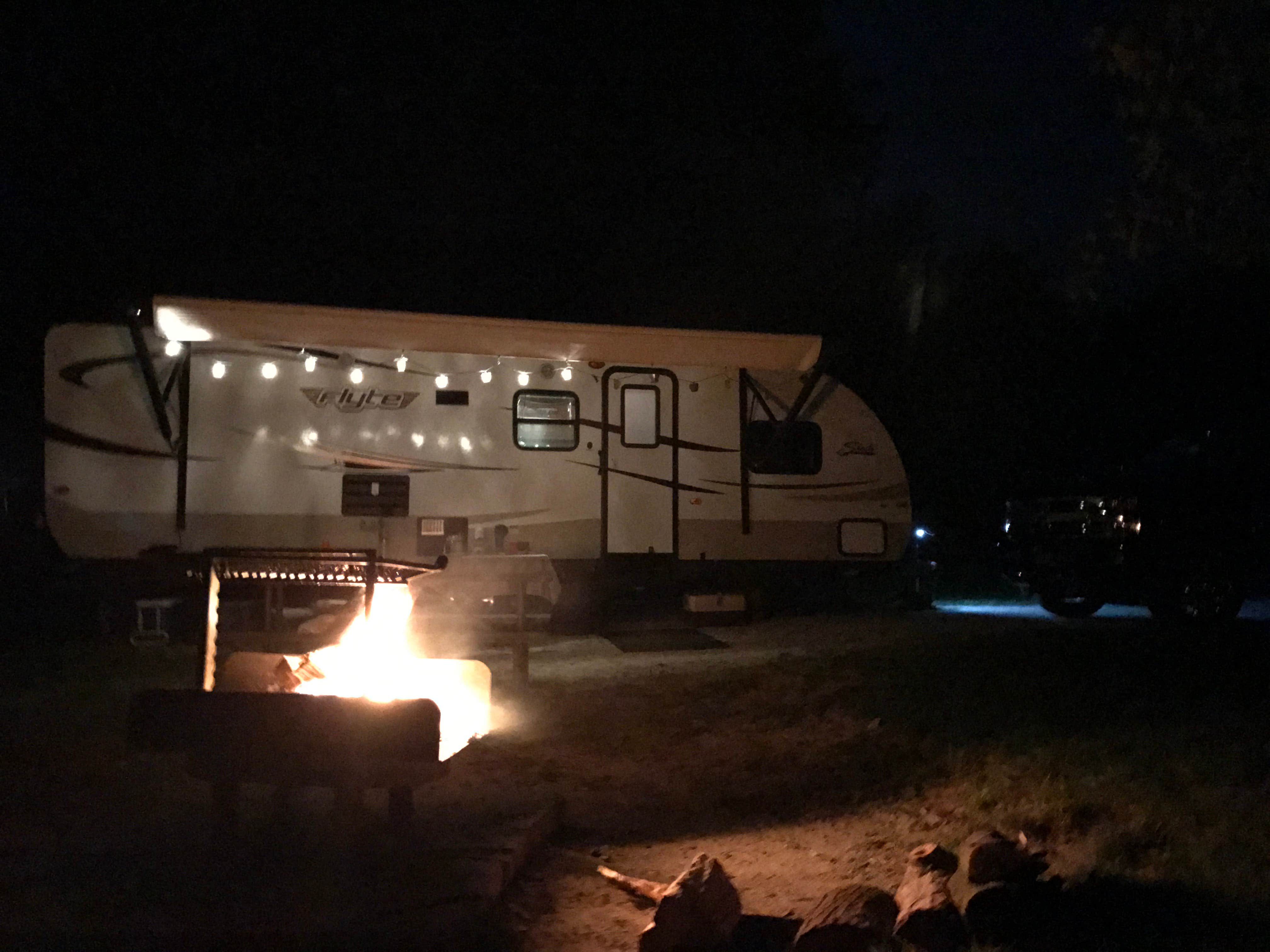J K.'s photo of rv camping at Sangchris Lake State Park Campground near Wolf Lake, IL