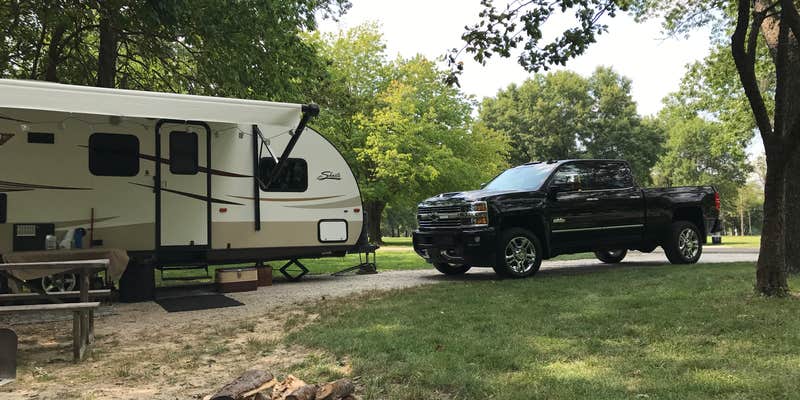 Camper submitted image from Sangchris Lake State Park Campground