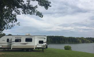 J K.'s photo of rv camping at Primitive Campground — Jim Edgar Panther Creek State Fish and Wildlife Area near Timewell, IL