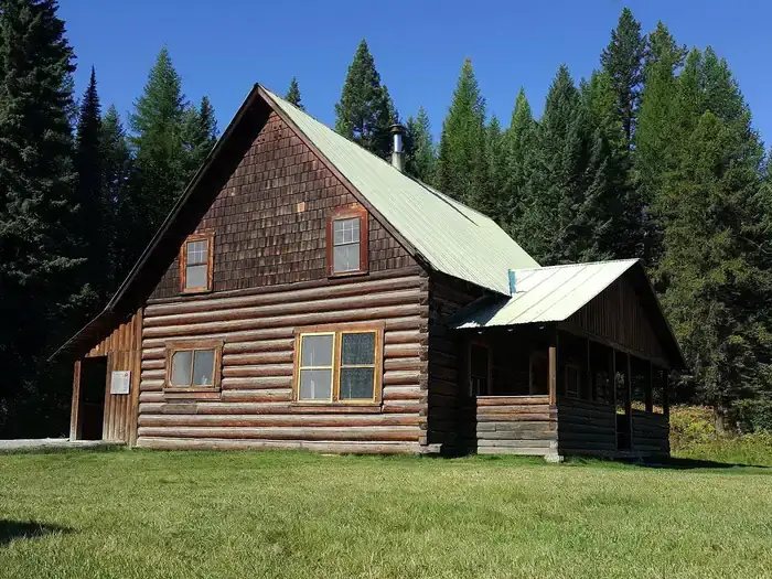 Camping near Kintla Lake Campground — Glacier National Park: Wurtz Cabin, Polebridge, Montana
