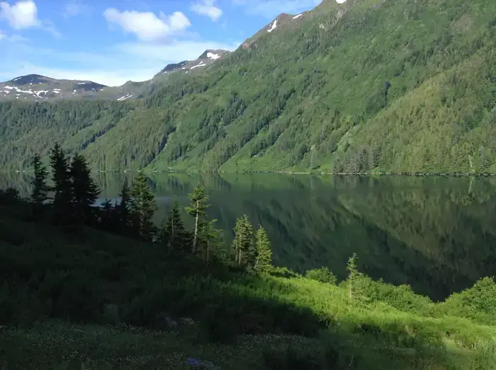 Camping near Sevenfathom Bay Cabin: Davidof Lake Cabin, Sitka, Alaska