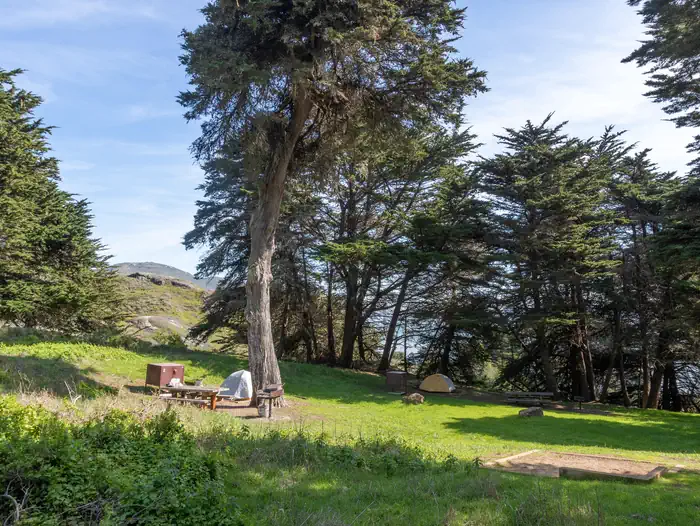 Camper-submitted photo at Bicentennial Campground — Golden Gate National Recreation Area near Larkspur, CA