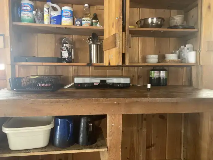 Camper-submitted photo at Douglas Creek Cabin near Garrison, MT