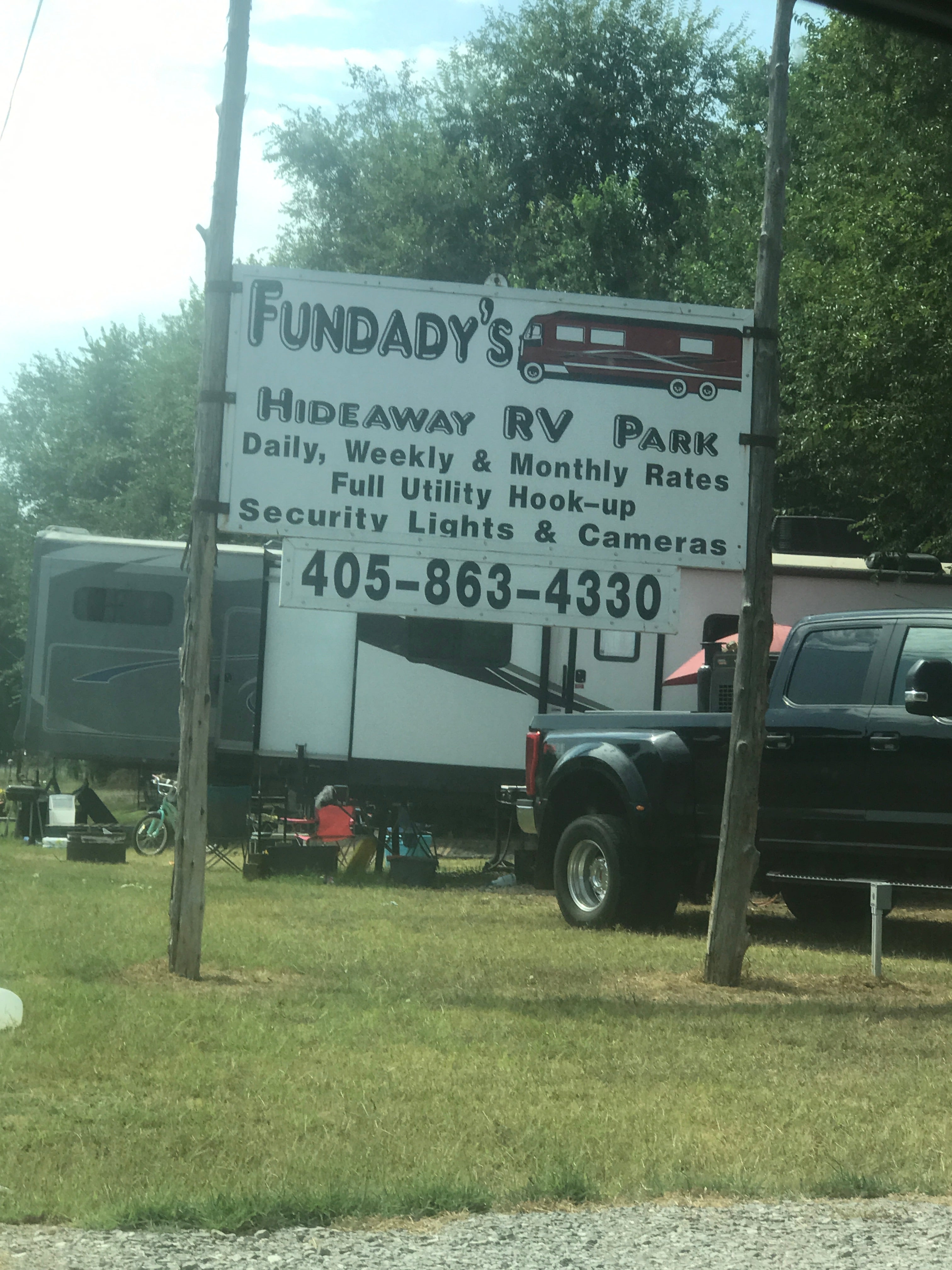 Camper submitted image from Fundady's Hideaway RV Park - 4