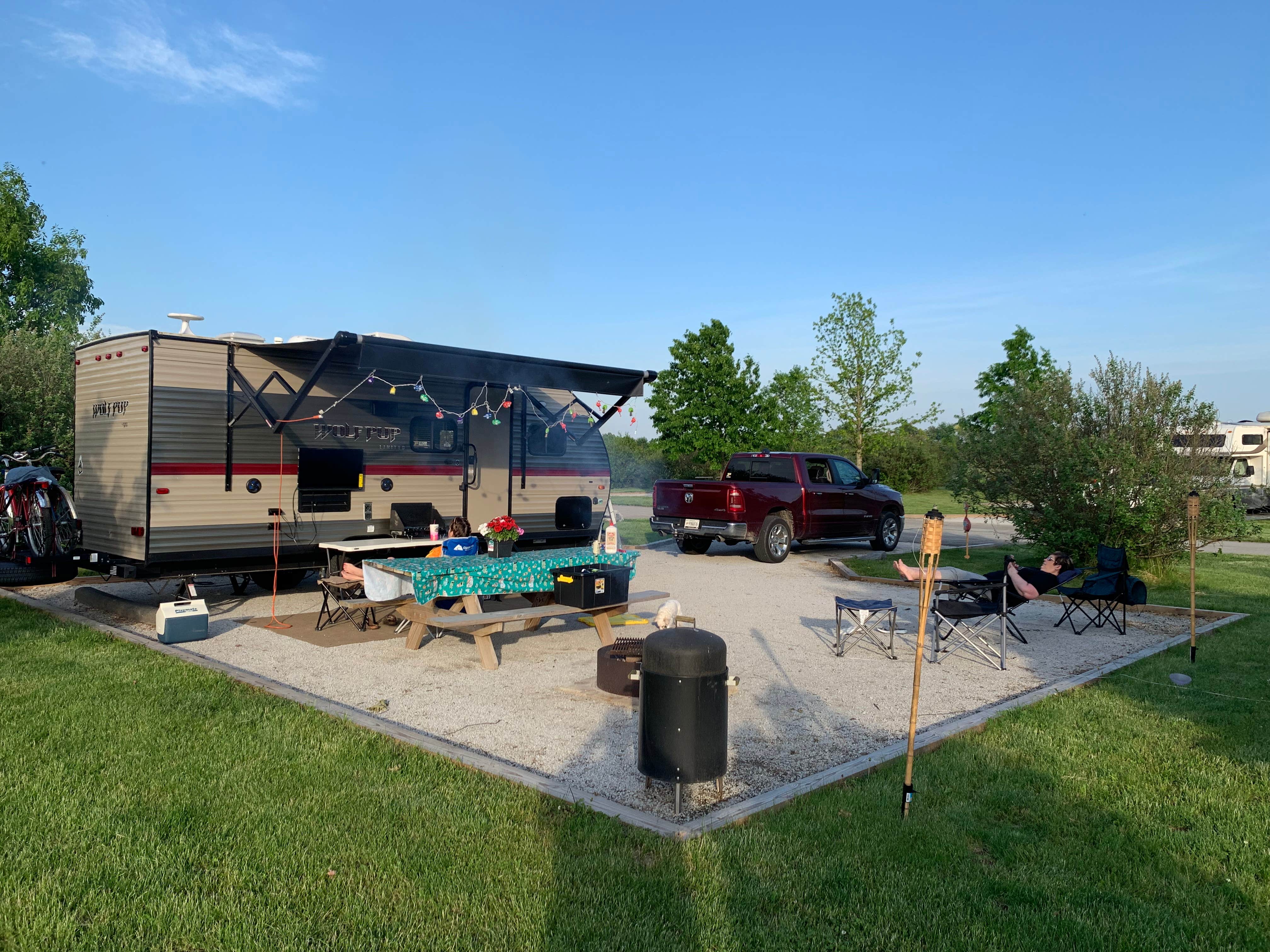 Logan E.'s photo of rv camping at Prophetstown State Park Campground near Peru, IN