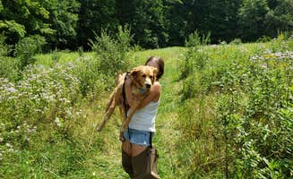 Christina H.'s photo of camping with pets at Stokes State Forest near Sterling Forest, NY