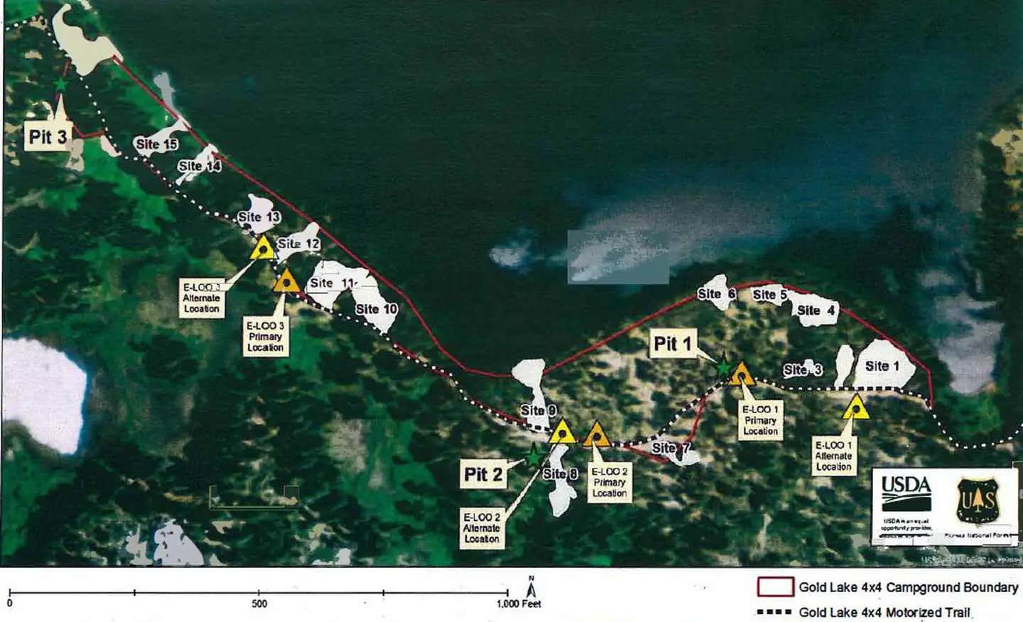 Camper submitted image from Gold Lake 4x4 Campground - 1