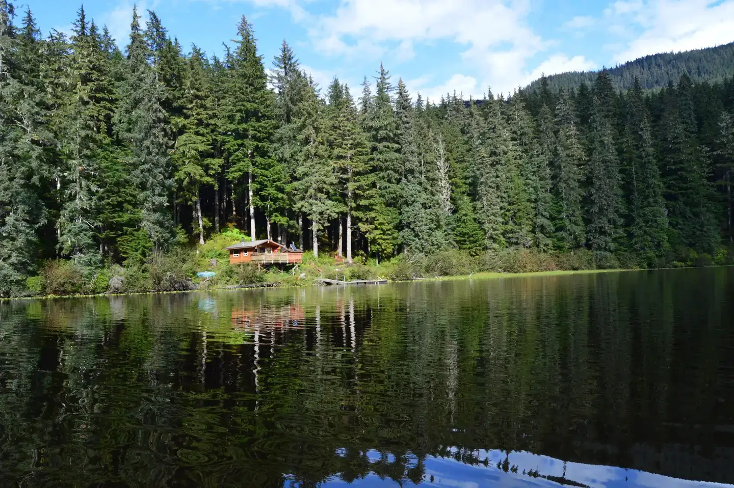 Camper-submitted photo at Windfall Lake Cabin near Auke Bay, AK