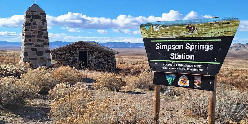 Camper submitted image from Simpson Springs Campground