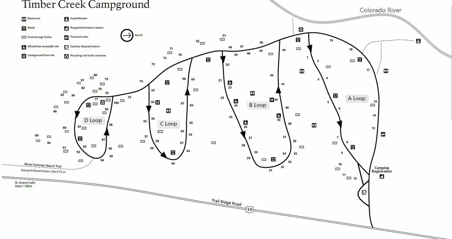 Camper-submitted photo at Timber Creek Campground — Rocky Mountain National Park near Gould, CO