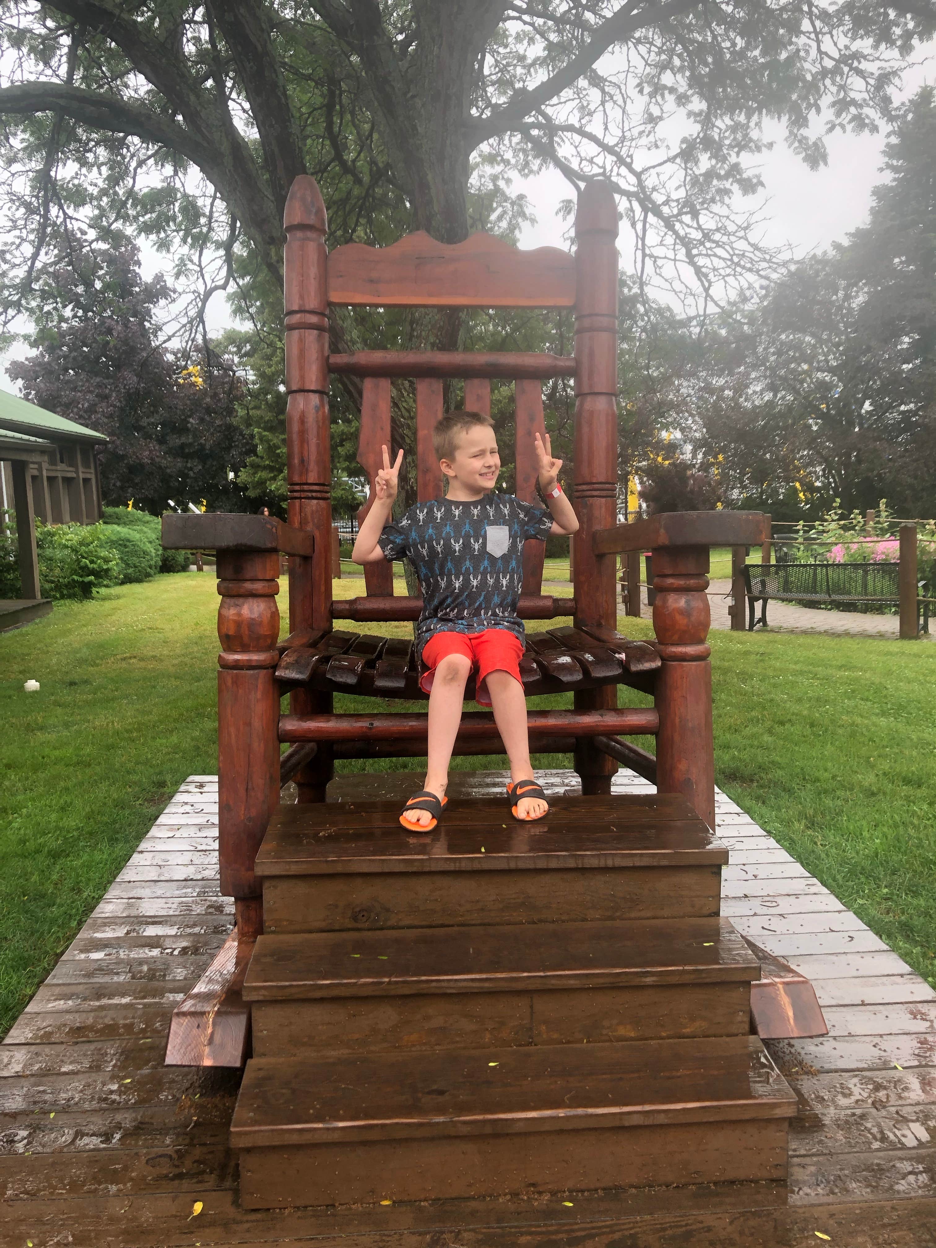 Camper-submitted photo at Six Flags Darien Lake Campground near Java Center, NY