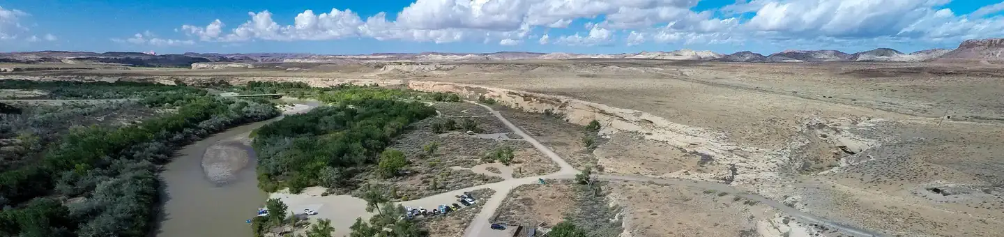 Camper-submitted photo at Sand Island BLM Campground Group sites Boat Launch near Bluff, UT