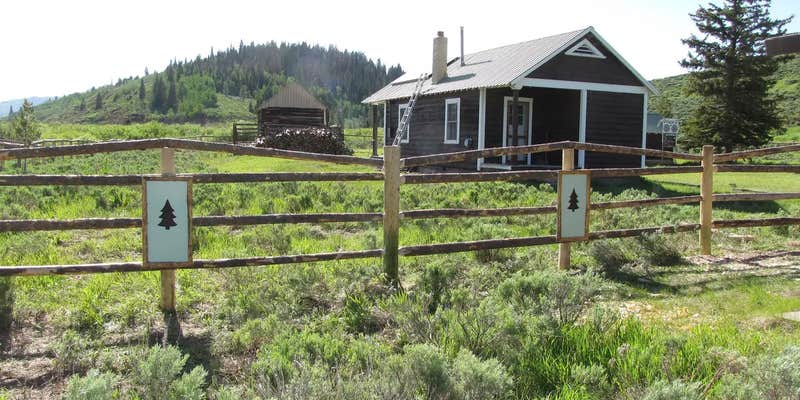 Camper submitted image from Sherman Guard Station And Bunkhouse — Bridger Teton National Forest