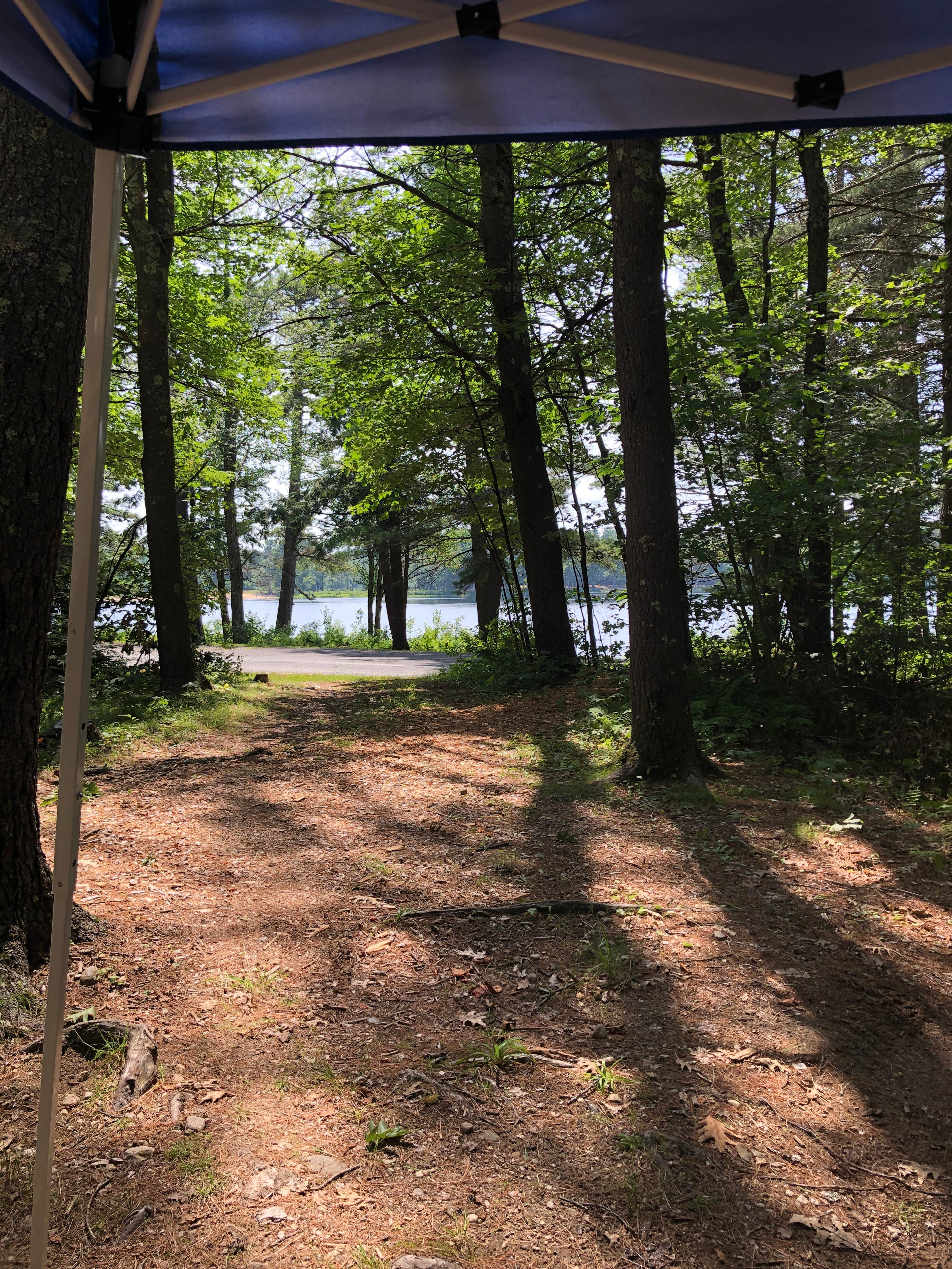 Camper-submitted photo at Lake Dennison Recreation Area Campground near Petersham, MA