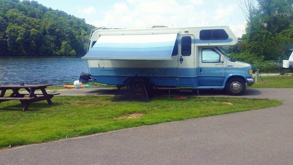 Lora H.'s photo of rv camping at Delaney Creek Park near Paoli, IN