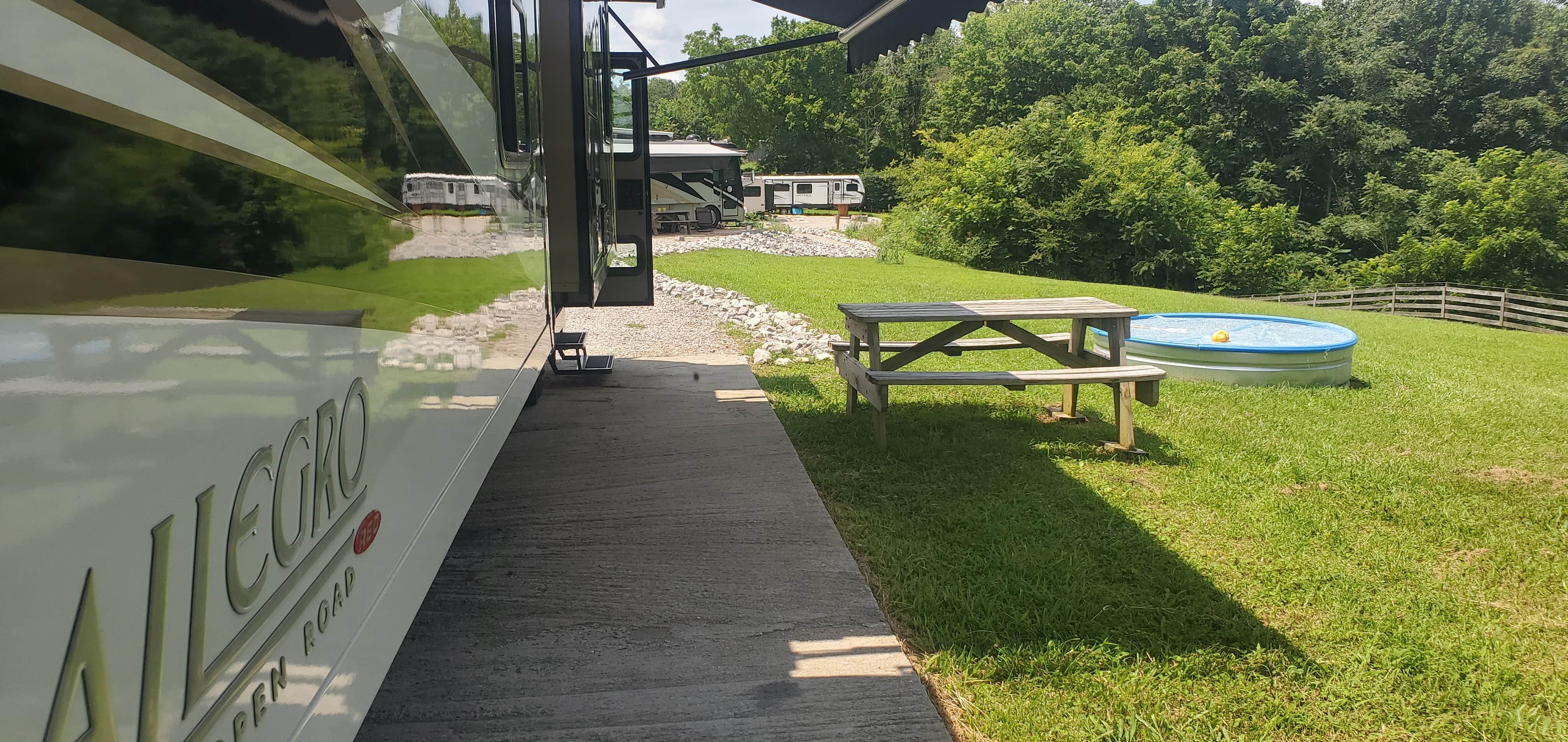 Camper-submitted photo at Hidden Cave Ranch Campground near Burkesville, KY