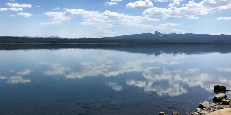 Camper submitted image from Deschutes National Forest Crescent Lake Campground