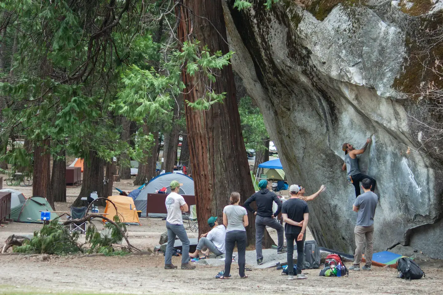 Camper-submitted photo at Camp 4 — Yosemite National Park near Wawona, CA