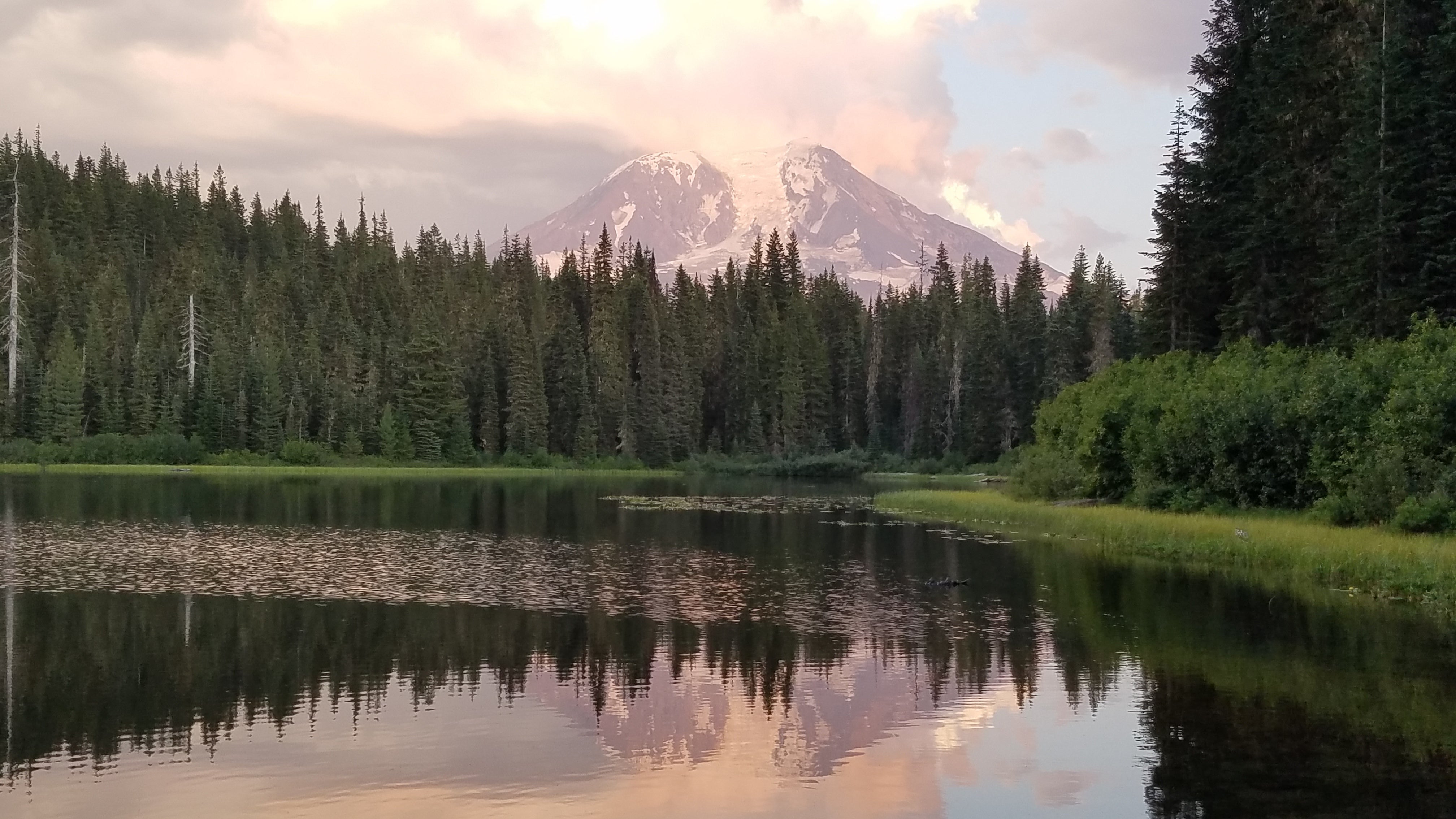 Olallie Lake in the evening