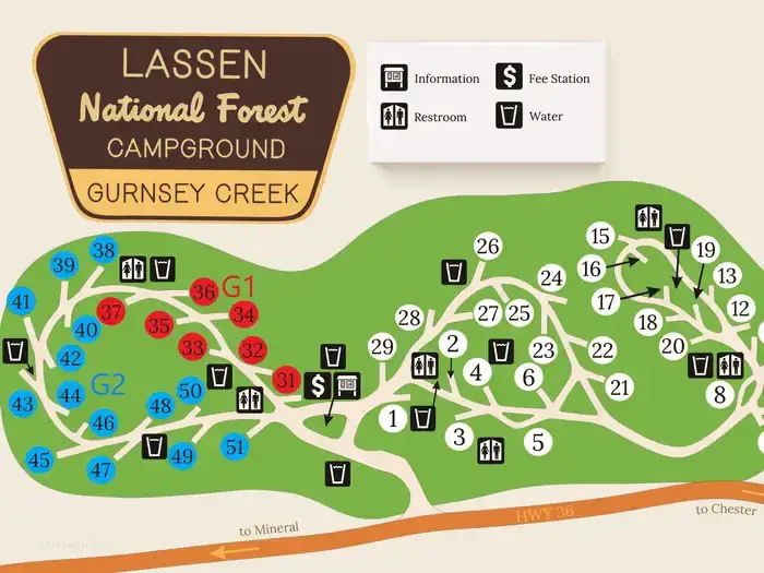 Camping near Battle Creek Campground: Gurnsey Creek, Mill Creek, California