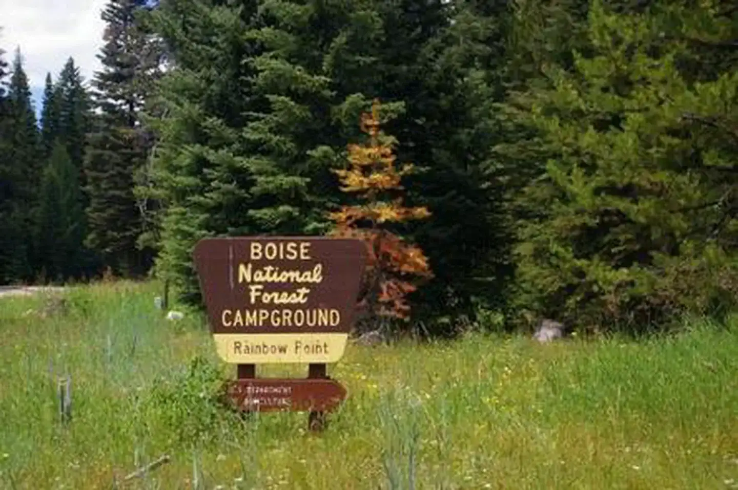 Camper-submitted photo at Rainbow Point near Yellow Pine, ID