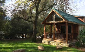 Rosina A.'s photo of glamping accommodations at Coloma Resort near Pine Grove, CA