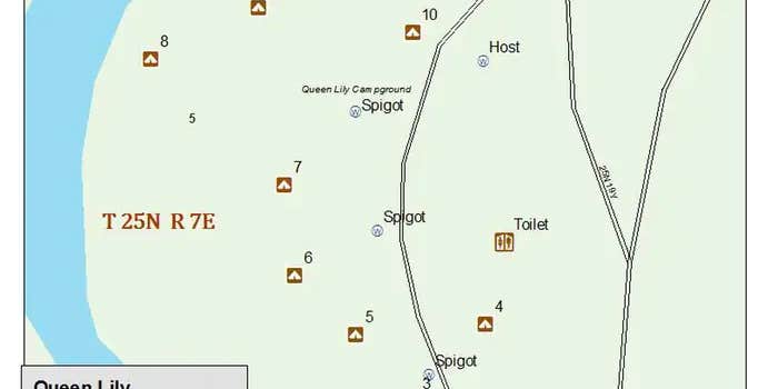 Camper submitted image from Queen Lily Campground