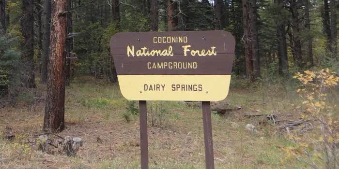 Camper submitted image from Dairy Springs Campground