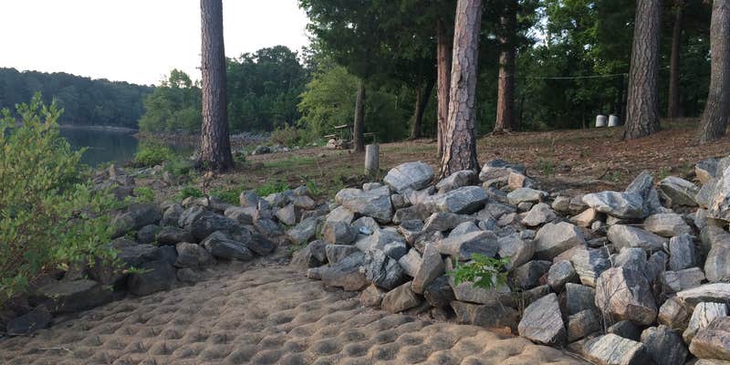 Camper submitted image from Hibernia Campground — Kerr Lake State Recreation Area