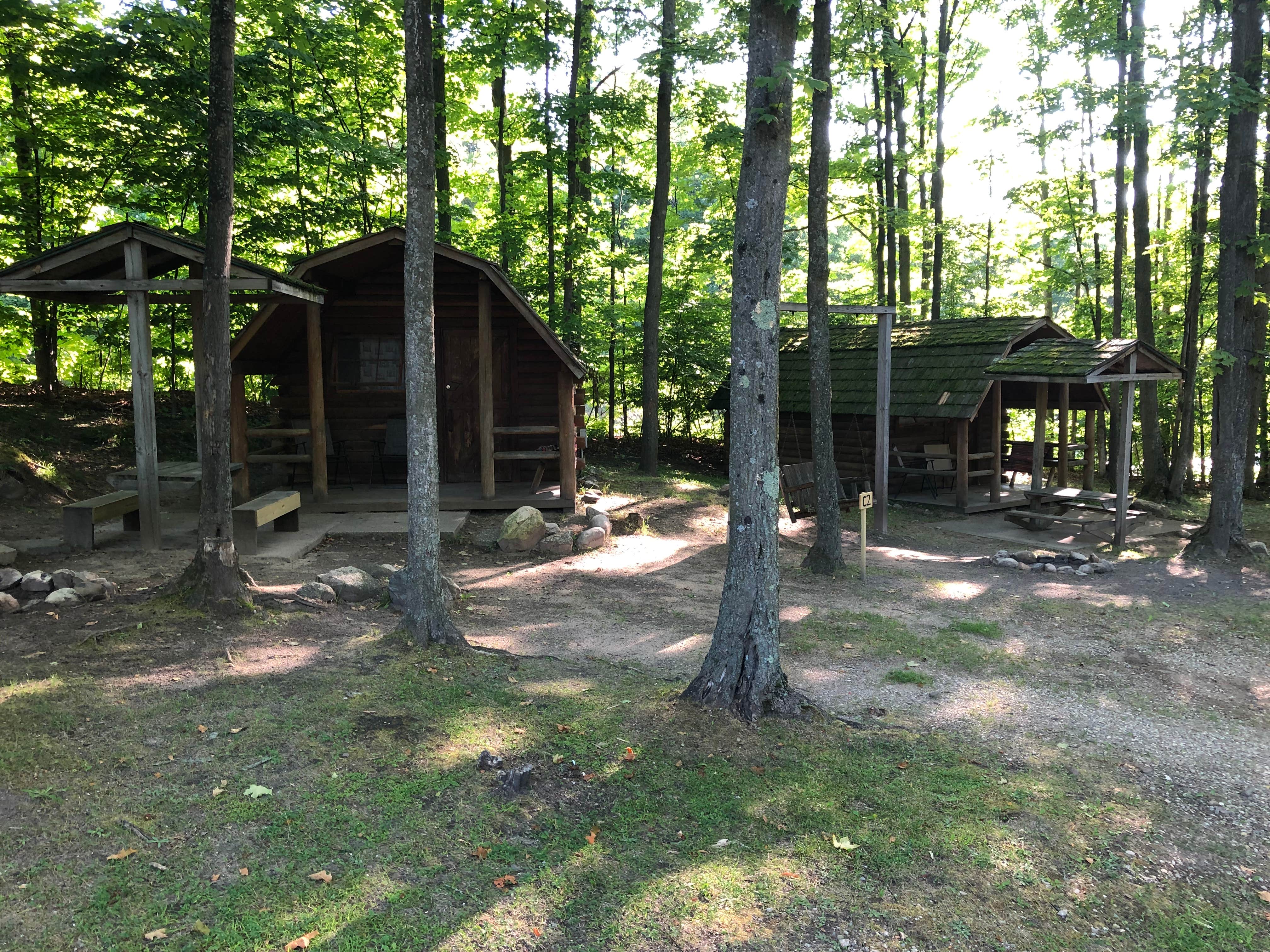 Bret J.'s photo of a cabin at Cadillac Woods Campground near South Boardman, MI