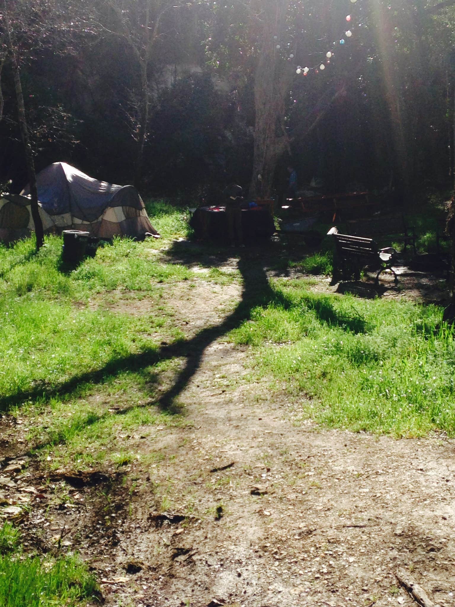 Jim O.'s photo of tent camping at CampEZ in SxSouth Austin near Leander, TX