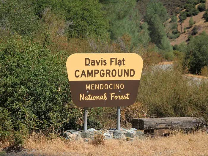 Camper submitted image from Davis Flat — Mendocino National Forest - 1