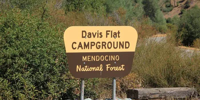 Camper submitted image from Davis Flat — Mendocino National Forest