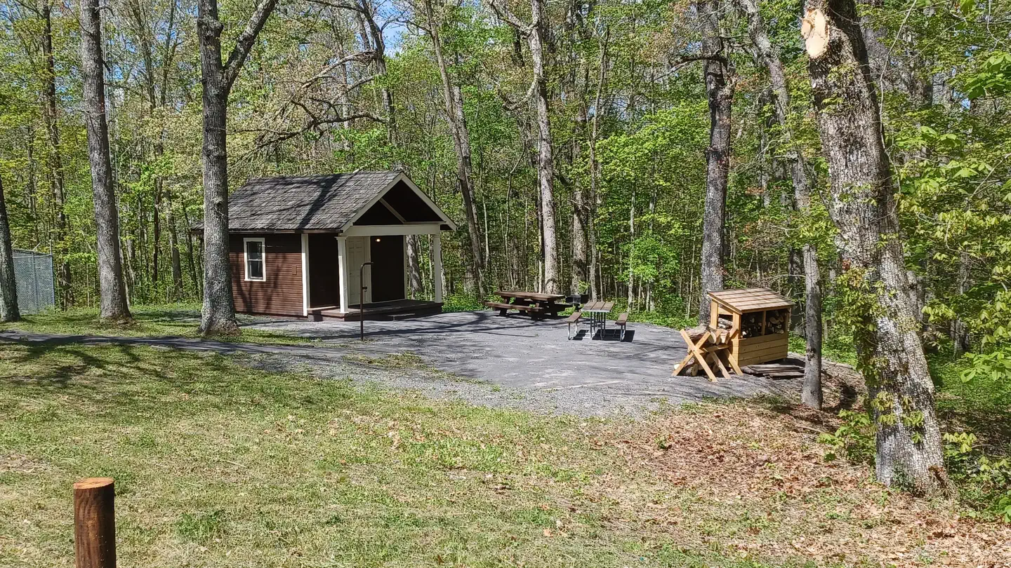 Camper-submitted photo at Hopkins Mountain Fireman's Cabin — Monongahela National Forest near White Sulphur Springs, WV