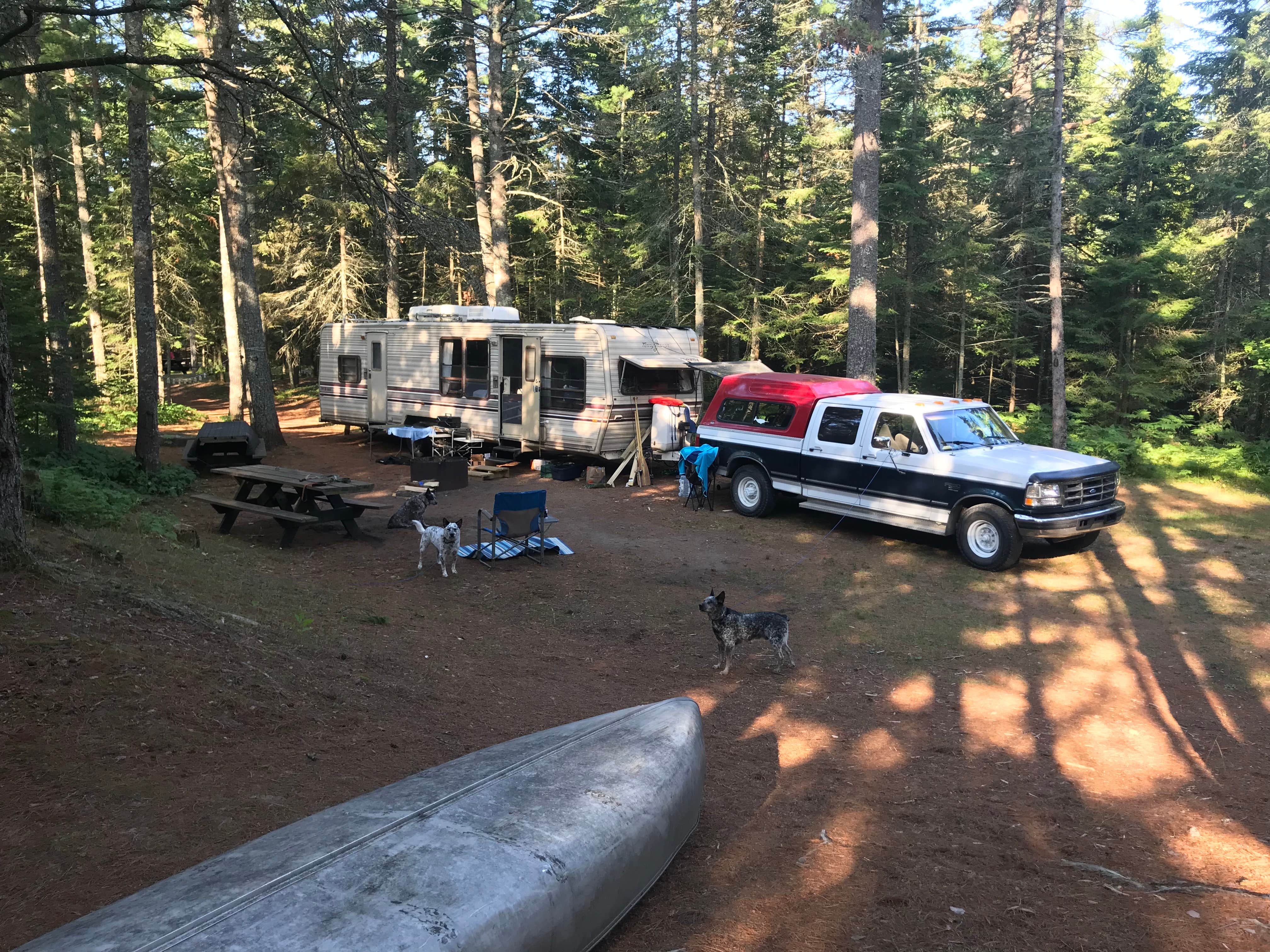 Camper-submitted photo at Portage Bay State Forest Campground near Garden, MI