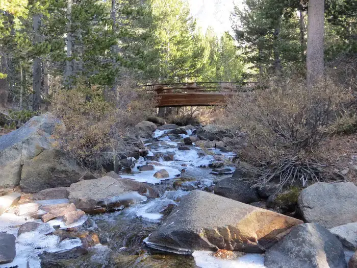 Camper-submitted photo at Rock Creek Lake near Swall Meadows, CA