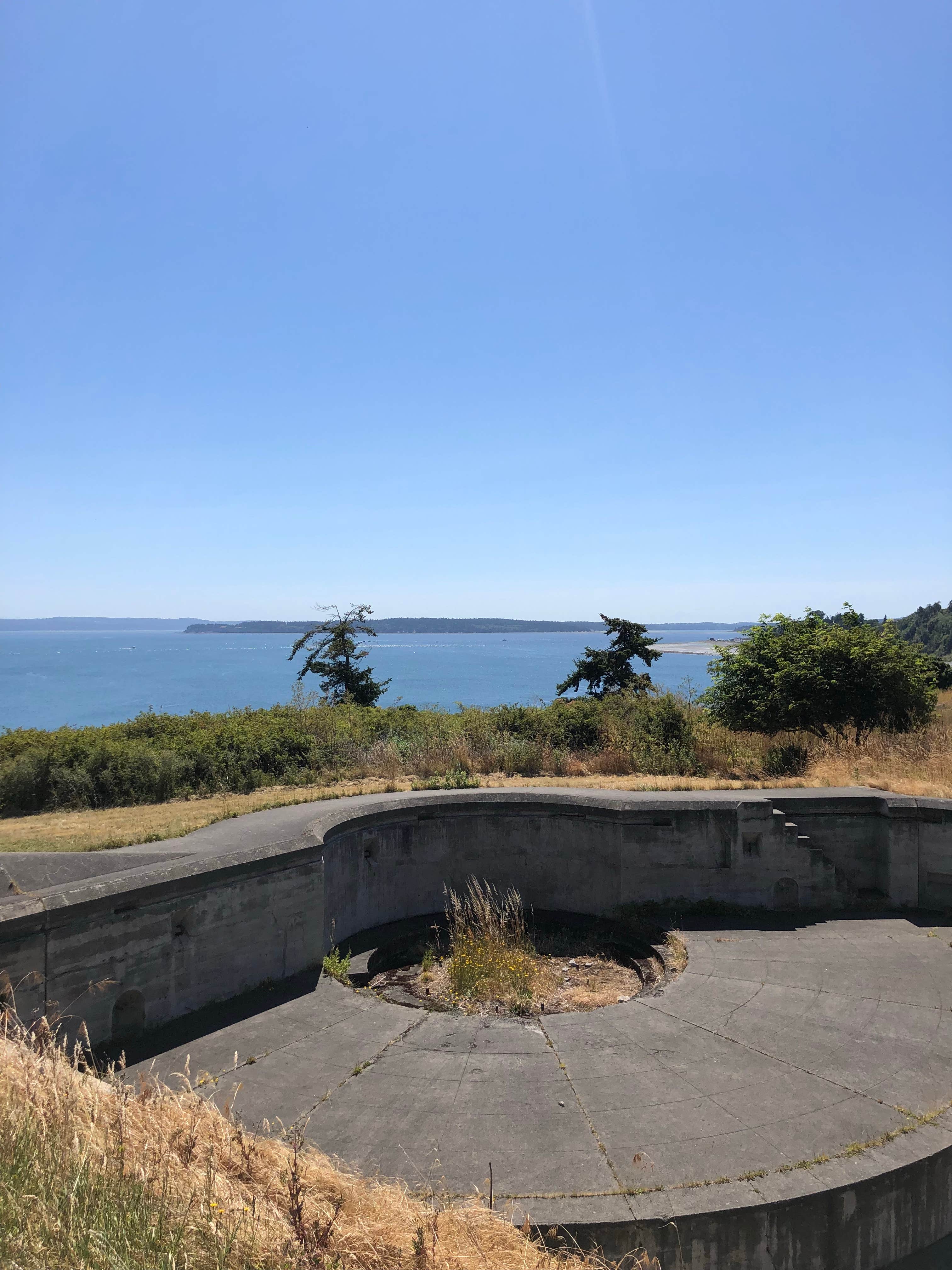 Camper-submitted photo at Beach Campground — Fort Worden Historical State Park near Marysville, WA
