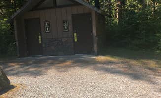 Tom K.'s photo of glamping accommodations at Panorama Point Campground near Granite Falls, WA