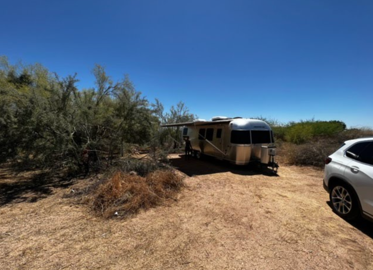 Camper submitted image from Scottsdale spacious and secluded RV spot - 1
